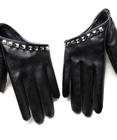 Personality Hip Hop Sunscreen Beading Fashion Gloves