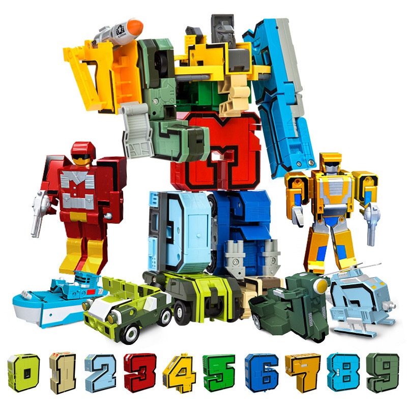 Creative Educational Blocks Number Transformation Robot 1