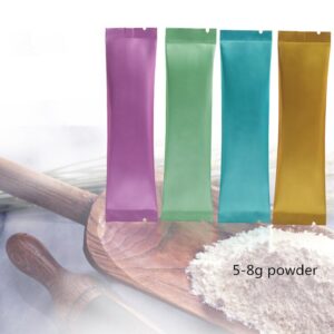 200Pcs 30x120mm Small Aluminum Foil Open Top Bags Heat Sealing 1