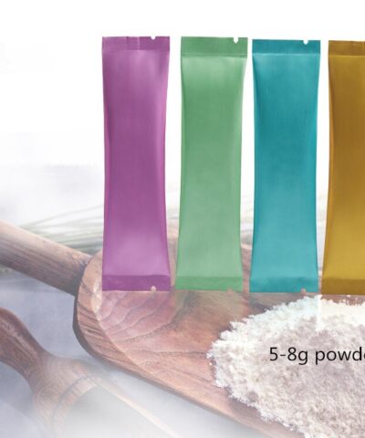 200Pcs 30x120mm Small Aluminum Foil Open Top Bags Heat Sealing