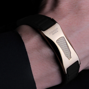 3000ions/cc Ironman Titanium Germanium F.I.R Carbon Fiber Bio Golf Watch Bracelets