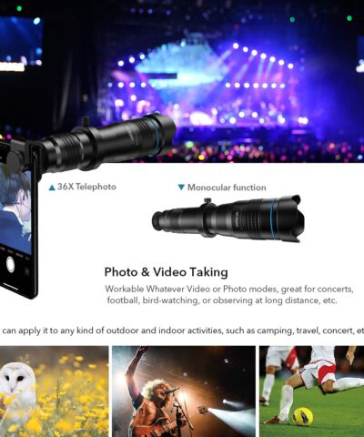 36X Telephoto Smartphone Lens