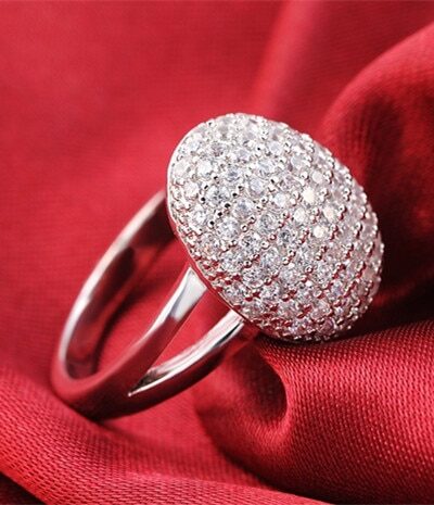 925 Sterling Silver Rings CZ Diamond for Women