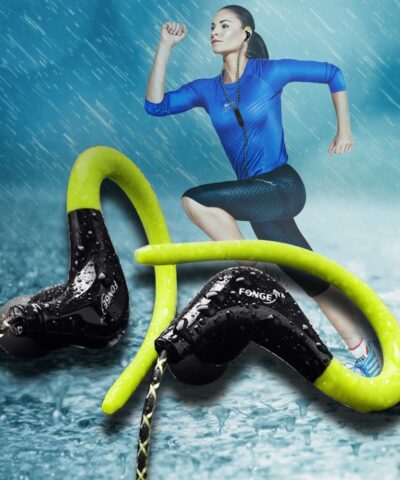 Sports Earphones Super Bass Sweatproof Running Headset With Mic Ear Hook