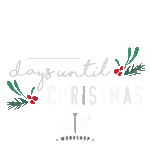 Count Down Christmas Sticker by Anders Ruff Workshop