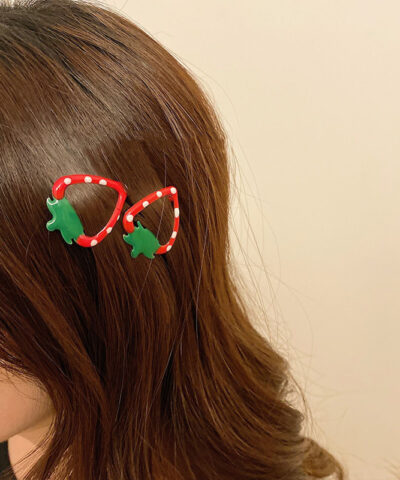 5Pcs Sweetly Strawberry Hairpins