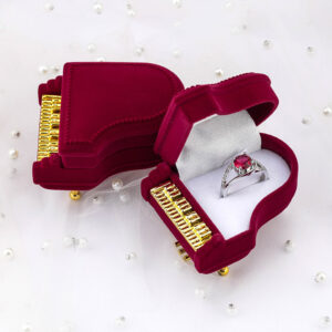 Unique Piano Velvet Jewelry Gift Box 4