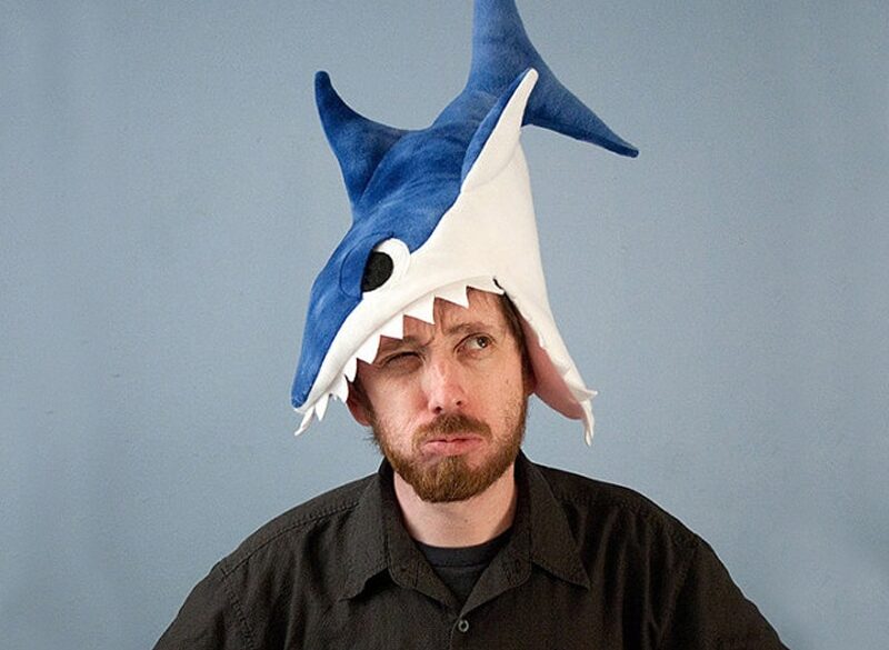 Plush Shark Hat for Funny Halloween Festival 1