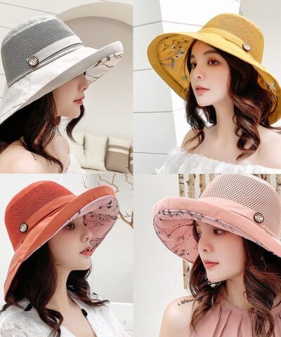 Fashion Sun Visor Breathable Protection Hat Summer Beach Sun Hat