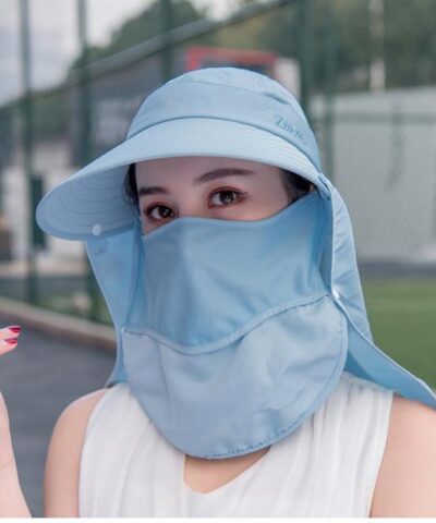 Breathable Summer Hat for Women Sun Hat With Mask