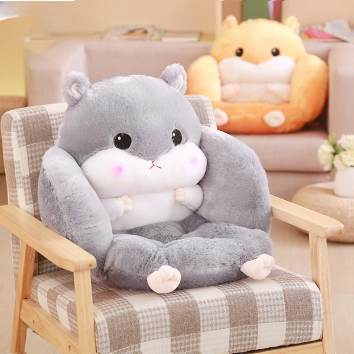 Hamster Cushion Back Office Chair Cushion Sofa Cushion 1