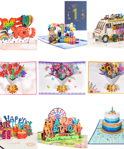 3D Pop-Up Cards Flowers Birthday Cards Anniversary Gifts
