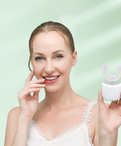 360° Intelligent Automatic Sonic Electric Toothbrush Waterproof