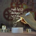 Creative LED Night Light USB Message Board Light With Pen 1