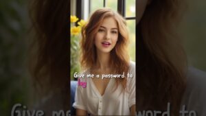 Love confession for him: Give me a password to...